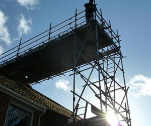 chimney stack scaffolding