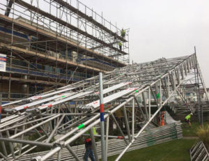 temp roof scaffolding sundance rd Poole