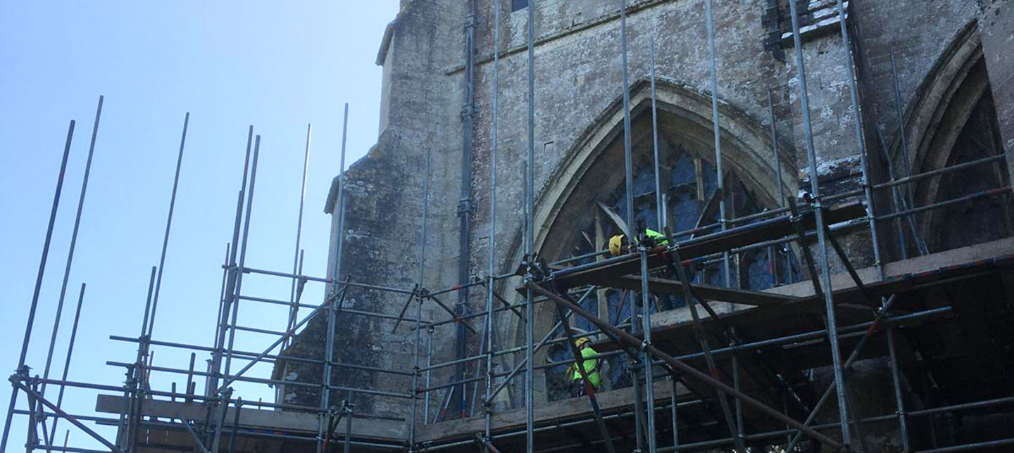 Christchurch Priory Heritage Scaffolding